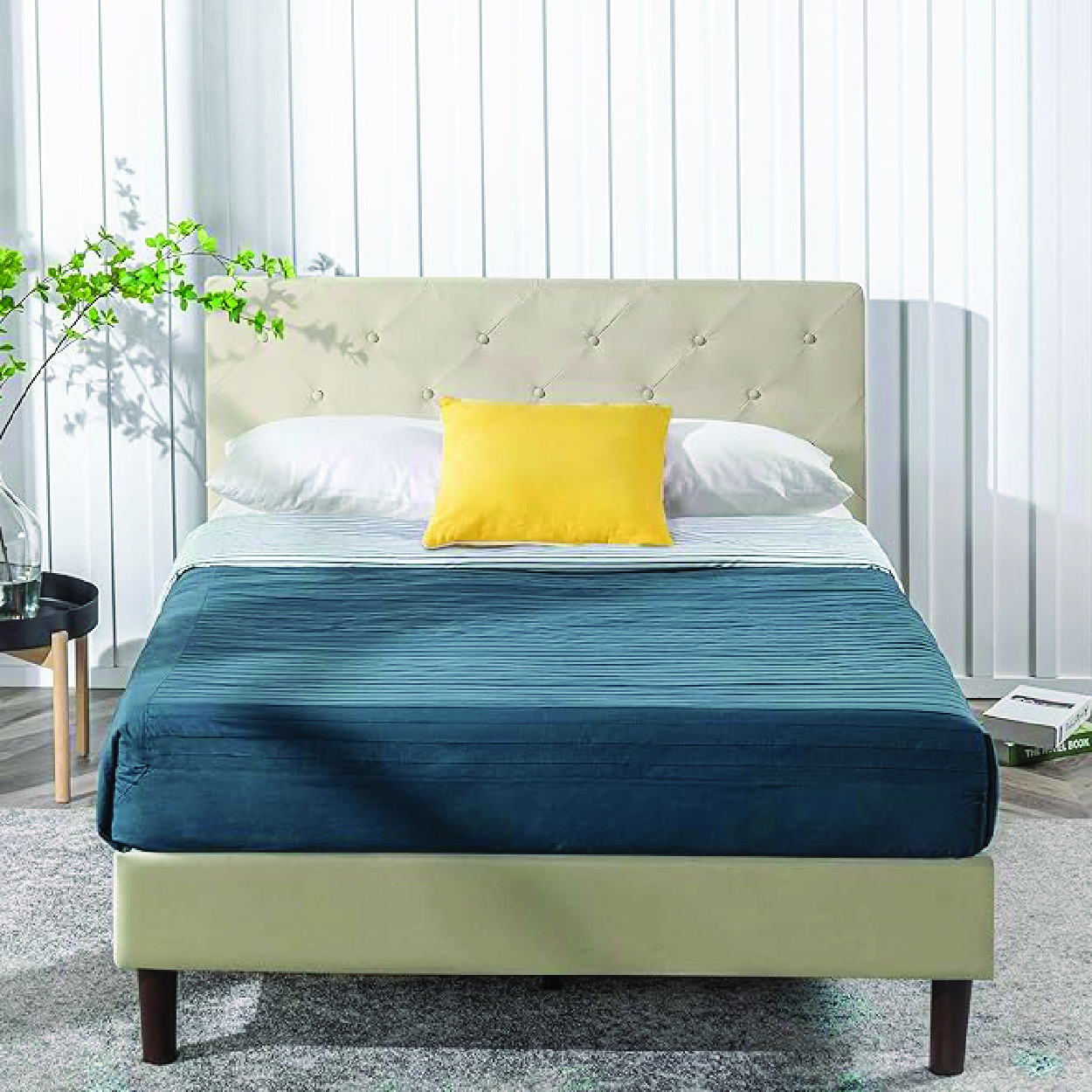 Sleek and durable bed frame showcasing modern design for a stylish and comfortable bedroom environment.