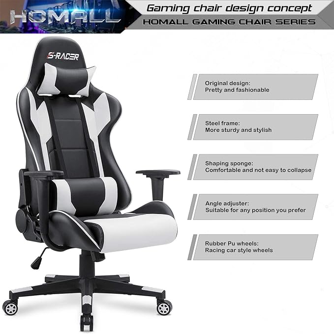 Adjustable gaming chair