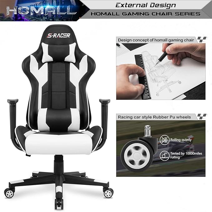 Stylish gaming chair